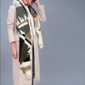 Lulu's Accessories - Lulus Oversized Neutral Print Scarf Lulu's Accessories - Lulus Oversized Neutral Print Scarf